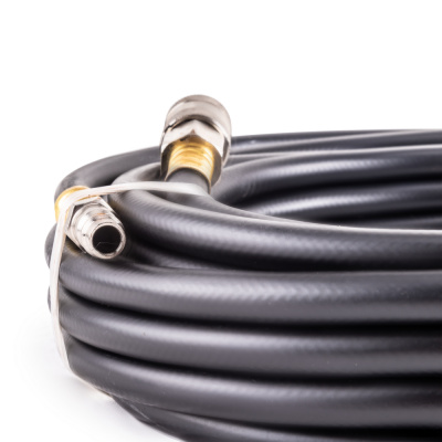 Резиновый маслостойкий воздушный шланг с фитингами Rapid, 20 бар, 15х9 мм, 15 м. AERO купить в Москве с доставкой по всей России | ProtosMarket.ru