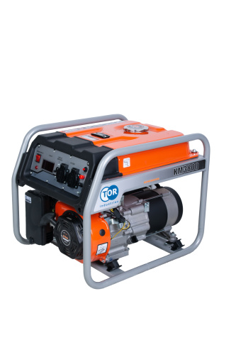 Генератор бензиновый 2,5 кВт 220В 16 л с ручным запуском TOR KM3800H по ценам производителя в Москве с доставкой по всей России