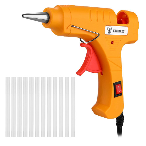 Термопистолет клеевой DEKO GG-30 SET2, 30 Вт, с набором стержней (12 шт, 7 мм) по ценам производителя в Москве с доставкой по всей России