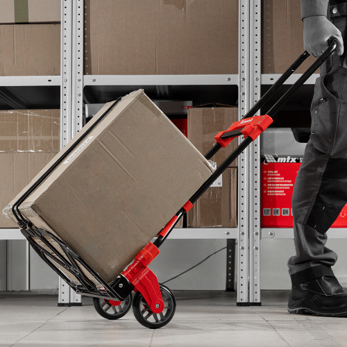 Тележка хозяйственная, складная, 2 колесная, грузоподъемность 80 кг Matrix по ценам производителя в Москве с доставкой по всей России