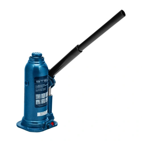 Домкрат гидравлический бутылочный, 4 т, h подъема 188-363 мм, в пластиковом кейсе Stels по ценам производителя в Москве с доставкой по всей России