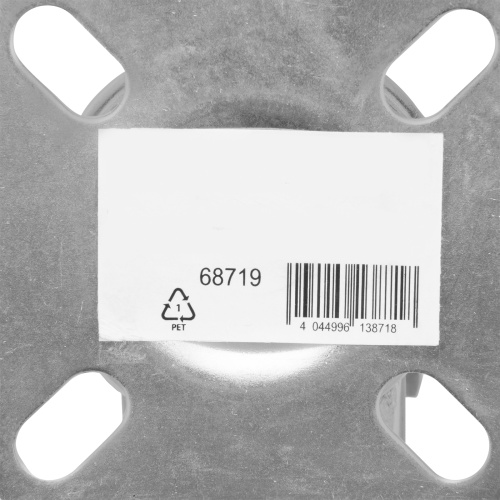 Колесо поворотное с тормозом D 50 мм, крепление  платформенное Сибртех по ценам производителя в Москве с доставкой по всей России