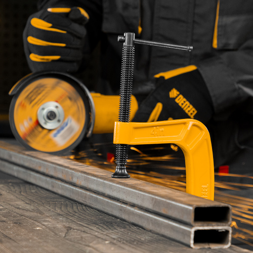 Струбцина G-образная, усиленная, 100 мм Denzel по ценам производителя в Москве с доставкой по всей России