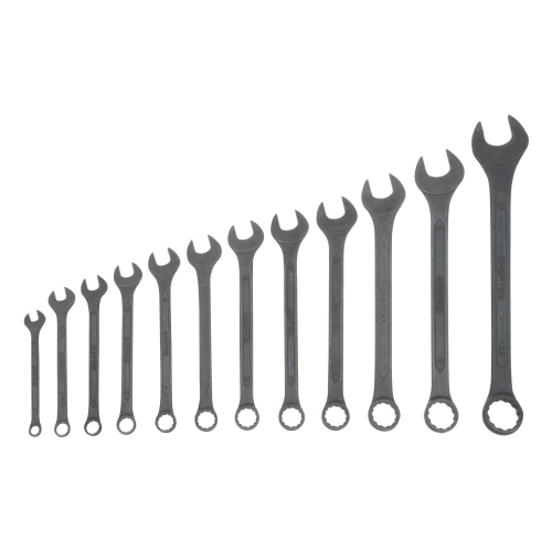 Набор ключей комбинированных, 6 - 22 мм, 12 шт., CrV, фосфатированные Сибртех по ценам производителя в Москве с доставкой по всей России