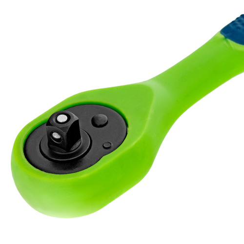 Ключ-трещотка 1/4", CrV, 72 зуба, с быстрым сбросом Сибртех по ценам производителя в Москве с доставкой по всей России