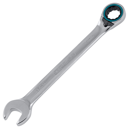 Набор ключей комбинированных с трещоткой, 8-19 мм, 7 шт, реверсивные, CrV Gross по ценам производителя в Москве с доставкой по всей России