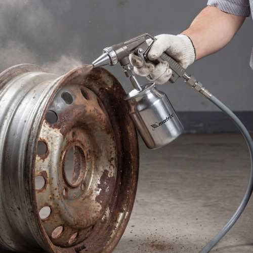 Пистолет пескоструйный с нижним бачком, пневматический Matrix по ценам производителя в Москве с доставкой по всей России