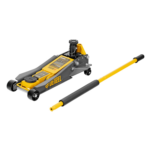 Домкрат гидравлический подкатной, 2/3 т, 98-770 мм, быстрый подъем, низ. подхват, проф, SUV Denzel по ценам производителя в Москве с доставкой по всей России