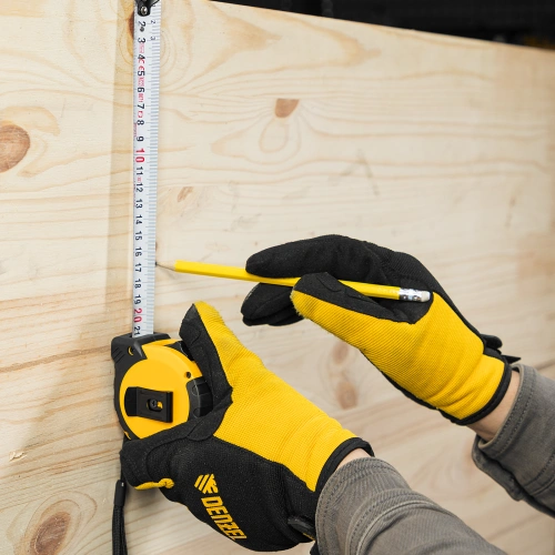 Рулетка 5м х 25мм, двухкомп. корпус, кнопка-пауза Denzel по ценам производителя в Москве с доставкой по всей России