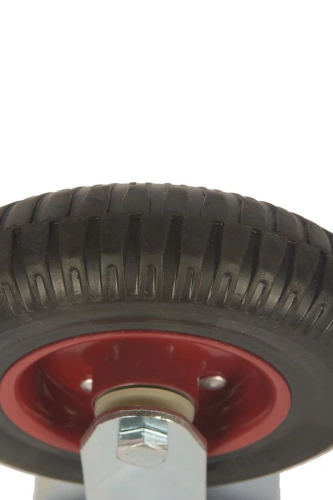 Колесо большегрузное неповоротное PF 200 200 мм резина с протектором (F) по ценам производителя в Москве с доставкой по всей России