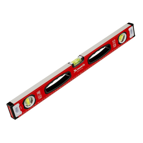 Уровень алюминиевый, фрезерованный, 3 глазка, рукоятки, 600 мм Matrix по ценам производителя в Москве с доставкой по всей России