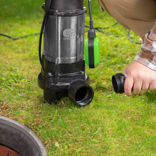 Фекальный насос СФН1100-Н, 1100 Вт, напор 10 м, 18000 л/ч, нож Сибртех по ценам производителя в Москве с доставкой по всей России