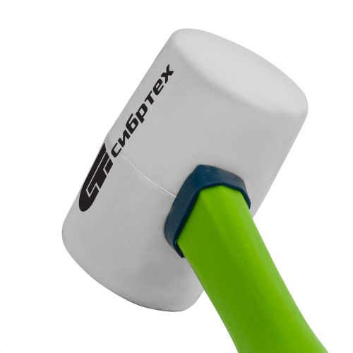 Киянка резиновая, 225 г, белая резина, фибергласовая рукоятка Сибртех по ценам производителя в Москве с доставкой по всей России