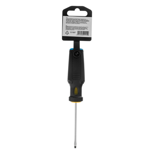 Отвертка, SL3х75 мм, S2, 3к рукоятка Denzel по ценам производителя в Москве с доставкой по всей России