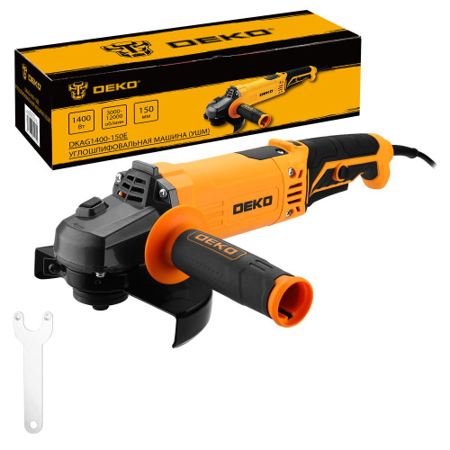 Углошлифовальная машина (УШМ) DEKO DKAG1400-150E, 150мм, 1400 Вт по ценам производителя в Москве с доставкой по всей России