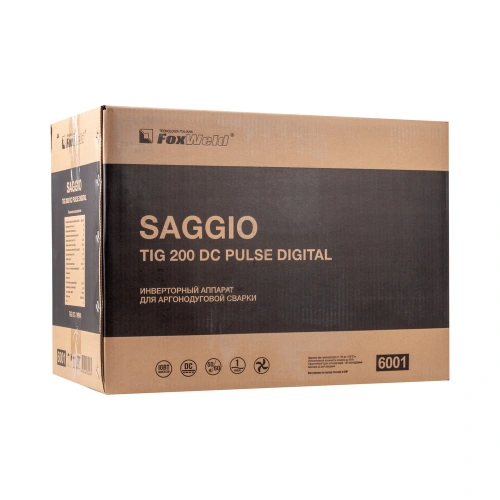 Аппарат аргонодуговой сварки SAGGIO TIG 200 DC Pulse Digital (пр-во FoxWeld/КНР) купить в Москве с доставкой по всей России | ProtosMarket.ru