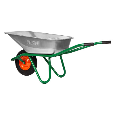 Тачка садово-строительная, усиленная, грузоподъемность 200 кг, объем 90 л Palisad по ценам производителя в Москве с доставкой по всей России