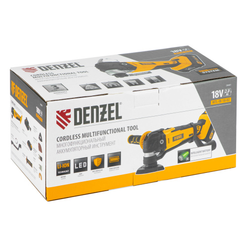 Многофункциональный инструмент аккумуляторный MTL-IB-18-02, Li-Ion, 18 В, 1.5 А*ч Denzel по ценам производителя в Москве с доставкой по всей России