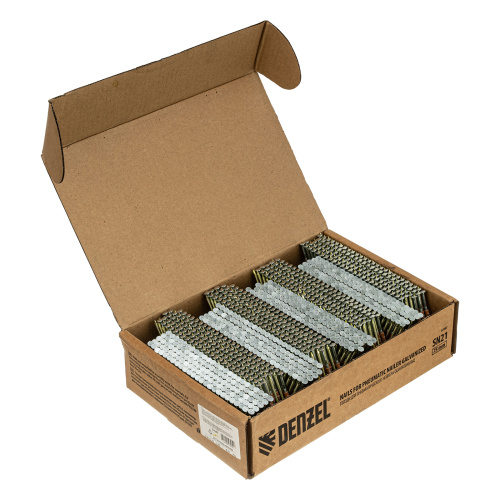 Гвозди для пнев. нейлера (оцинк.) длина - 75 мм, диам. - 3,05 мм, 2000 шт. Denzel по ценам производителя в Москве с доставкой по всей России