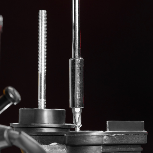 Отвертка с Т-образной эргономичной ручкой и набором бит, 11 шт, CrV Matrix по ценам производителя в Москве с доставкой по всей России