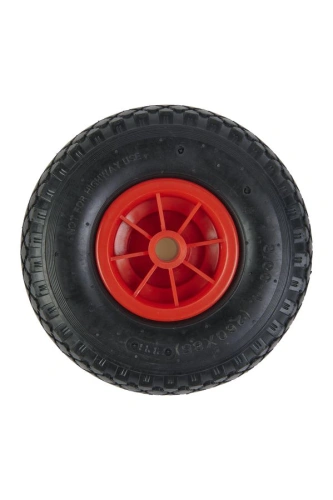 Колесо пневматическое резиновое 260 мм PR1805-2 (красное) по ценам производителя в Москве с доставкой по всей России