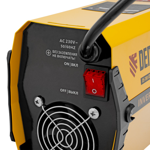 Аппарат инверторный дуговой сварки DS-180 Compact, 180 А, ПВ 70%, диаметр электрода 1.6-4 мм Denzel по ценам производителя в Москве с доставкой по всей России