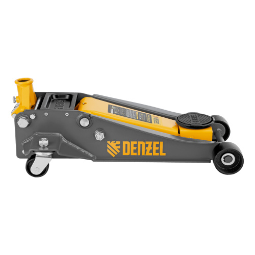Домкрат гидравлический подкатной, 3 т, 125-470 мм, быстрый подъем, проф. Denzel по ценам производителя в Москве с доставкой по всей России