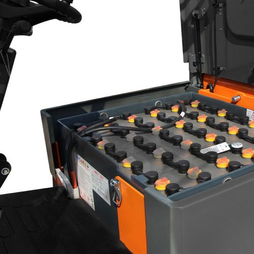 Электрический вилочный погрузчик CPD18-HC2 с тремя линиями гидравлики по ценам производителя в Москве с доставкой по всей России