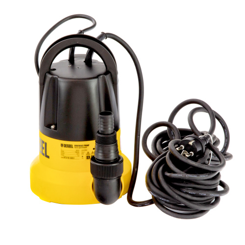 Дренажный насос DP500E, 500 Вт, подъем 7 м, 7000 л/ч Denzel по ценам производителя в Москве с доставкой по всей России