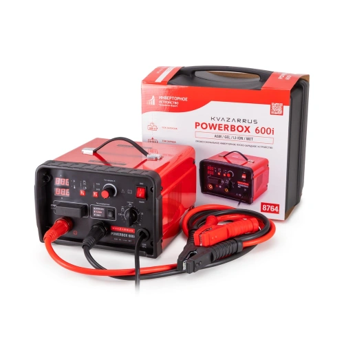 Инверторное пуско-зарядное устройство KVAZARRUS PowerBox 600i, таймер, пластиковый кейс купить в Москве с доставкой по всей России | ProtosMarket.ru
