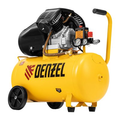 Компрессор воздушный прям. привод DCV1800/50, 1,8 кВт, 50 литров, 320 л/мин Denzel по ценам производителя в Москве с доставкой по всей России