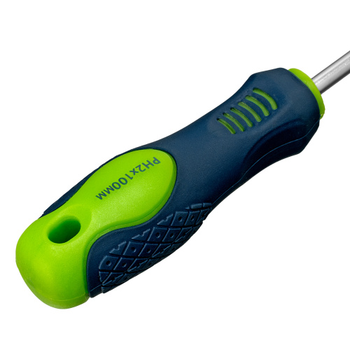 Отвертка, PH2 х 100 мм, CrV, двухкомпонентная рукоятка Сибртех по ценам производителя в Москве с доставкой по всей России