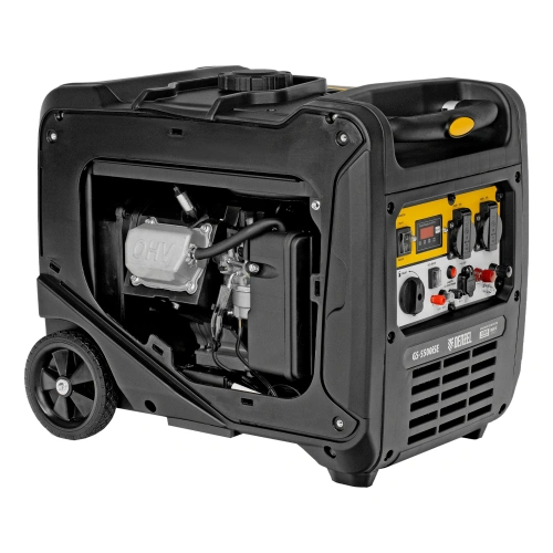 Генератор инверторный GS-5500iSE, 5,5 кВт, 230 В, закрытый корпус,электростартер Denzel по ценам производителя в Москве с доставкой по всей России