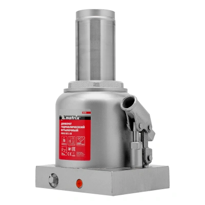 Домкрат гидравлический бутылочный, 50 т, h подъема 236-356 мм Matrix купить в Москве с доставкой по всей России | ProtosMarket.ru