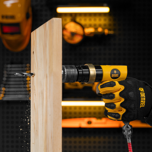 Пневматическая дрель PD500, 500 об/мин, 114 л/мин, 13 мм Denzel по ценам производителя в Москве с доставкой по всей России