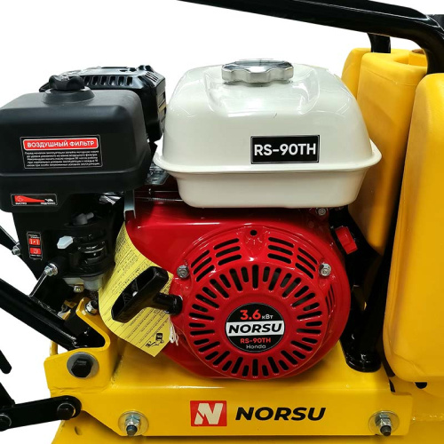 Виброплита бензиновая прямоходная NORSU RF-90TH (колесный комплект, бак для воды) по ценам производителя в Москве с доставкой по всей России