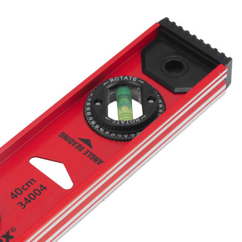 Уровень алюминиевый "Рельс", 400 мм, 3 глазка, усиленный Matrix по ценам производителя в Москве с доставкой по всей России