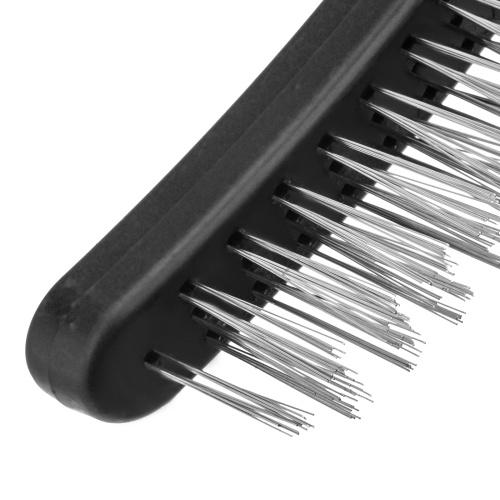 Щетка трехрядная металлическая с пластмассовой ручкой Sparta по ценам производителя в Москве с доставкой по всей России