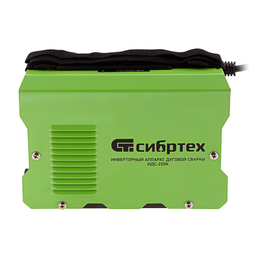 Инверторный аппарат дуговой сварки ИДС-220K, 220 А, ПВ 80%, диаметр электрода 1,6-5 мм Сибртех по ценам производителя в Москве с доставкой по всей России