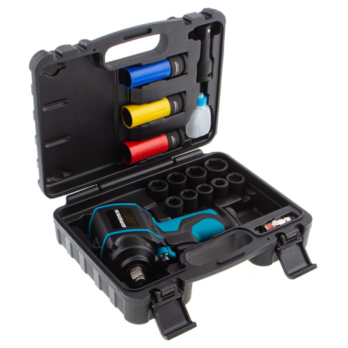 Гайковерт пневматический ударный G985K2, 1/2, 610Нм 9000 об/мин, с набором 17 предметов Gross по ценам производителя в Москве с доставкой по всей России