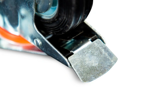 Колесо поворотное резина SCb 63 160 мм с тормозом (Y) по ценам производителя в Москве с доставкой по всей России