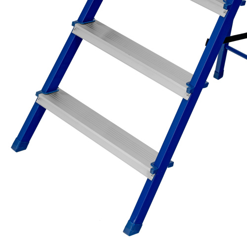 Стремянка, 8 ступеней, стальной профиль, алюминиевые ступени Сибртех по ценам производителя в Москве с доставкой по всей России