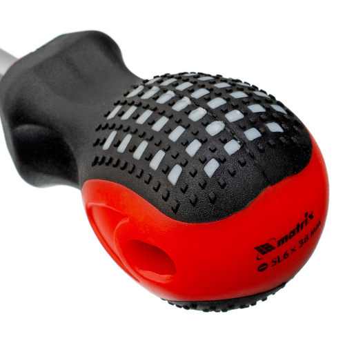 Отвертка Fusion, SL6 х 38 мм, CrV, трехкомпонентная рукоятка "Anti slip" Matrix по ценам производителя в Москве с доставкой по всей России