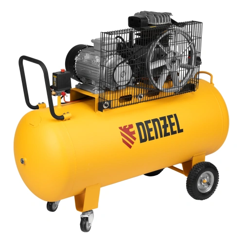 Компрессор воздушный BCI3000-T/200, ременный привод , 3.0 кВт, 200 литров, 530 л/мин Denzel по ценам производителя в Москве с доставкой по всей России