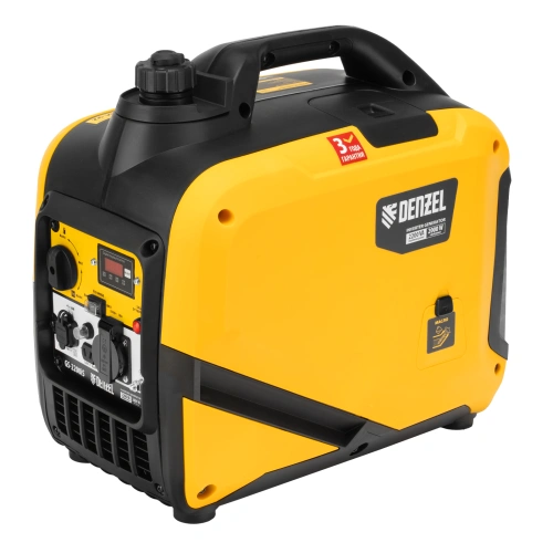 Генератор инверторный GS-2200iS, 2,2 кВт, 230 В, закрытый корпус, ручной старт DENZEL по ценам производителя в Москве с доставкой по всей России