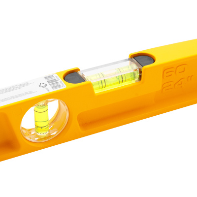 Уровень литой, 600 мм, 2 глазка, ударные площадки Denzel купить в Москве с доставкой по всей России | ProtosMarket.ru