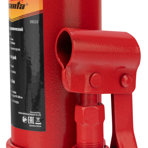 Домкрат гидравлический бутылочный, 5 т, h подъема 195-380 мм Sparta по ценам производителя в Москве с доставкой по всей России