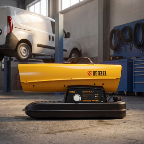 Дизельная тепловая пушка DHG-25i, 25 кВт, 600 м3/ч, прямой нагрев, термостат Denzel по ценам производителя в Москве с доставкой по всей России