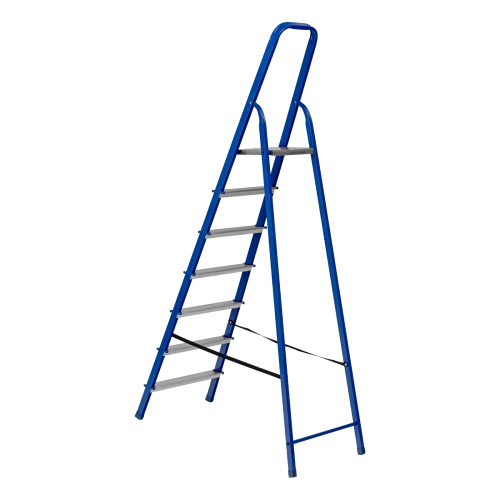 Стремянка, 7 ступеней, стальной профиль, алюминиевые ступени Сибртех по ценам производителя в Москве с доставкой по всей России