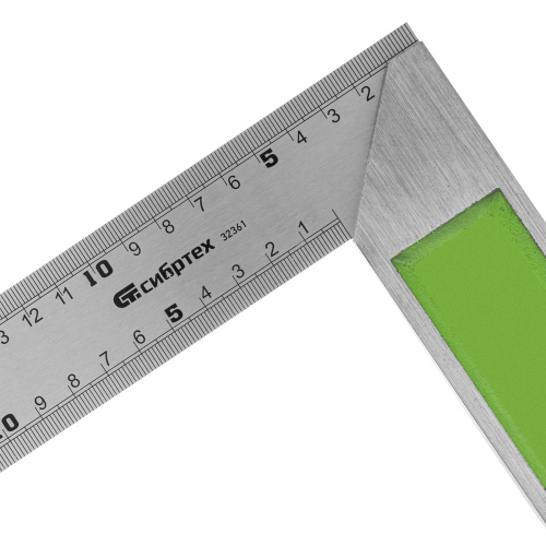 Угольник, 300 мм, металлический Сибртех по ценам производителя в Москве с доставкой по всей России